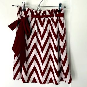 Chevron skirt